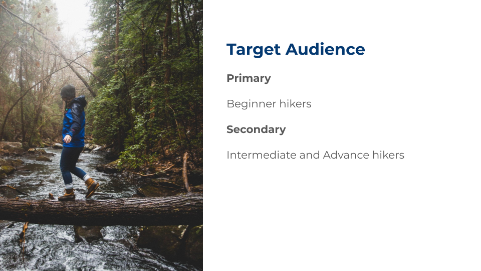 hikeIt Target Audience