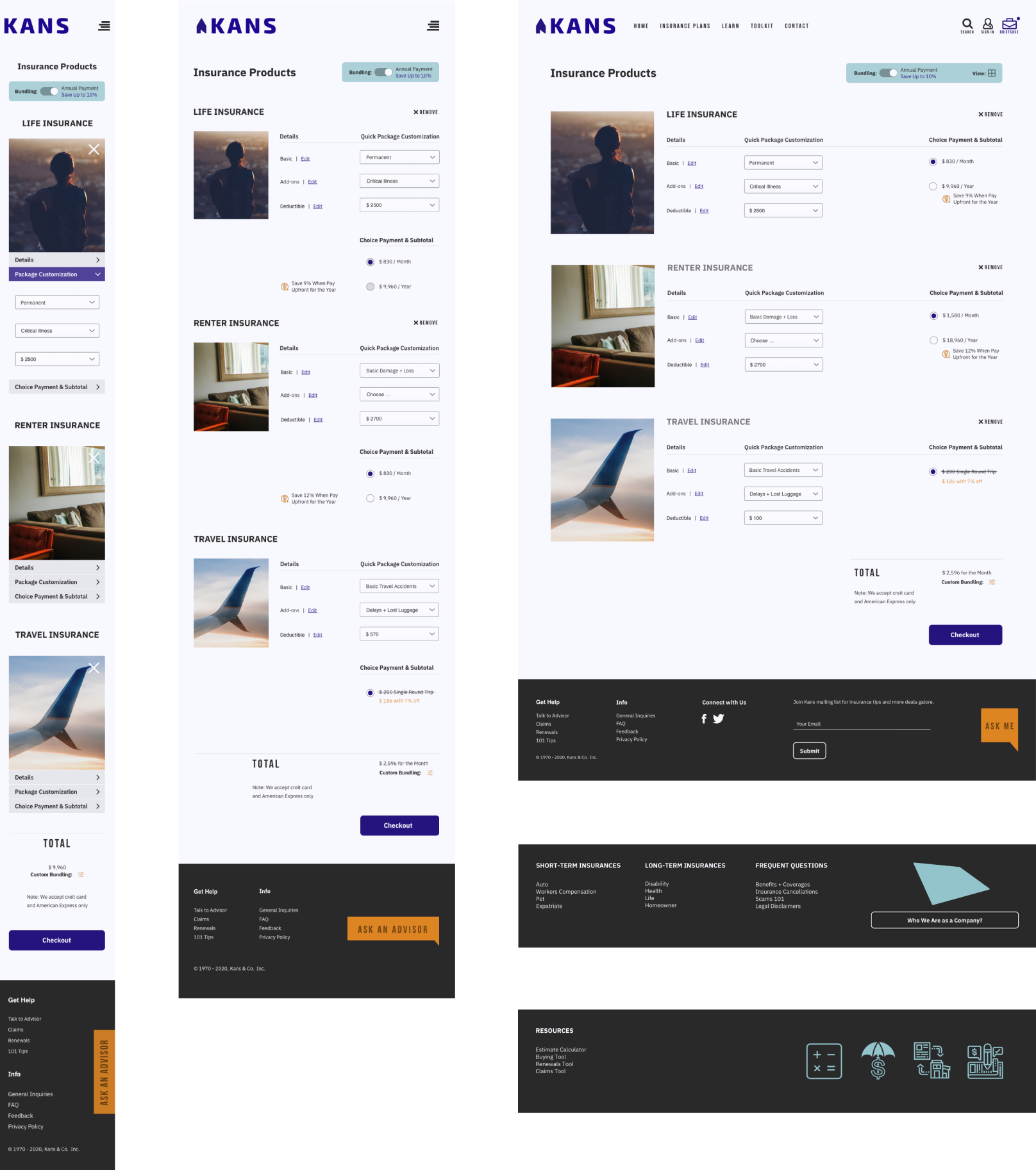 KANS Responsive UI